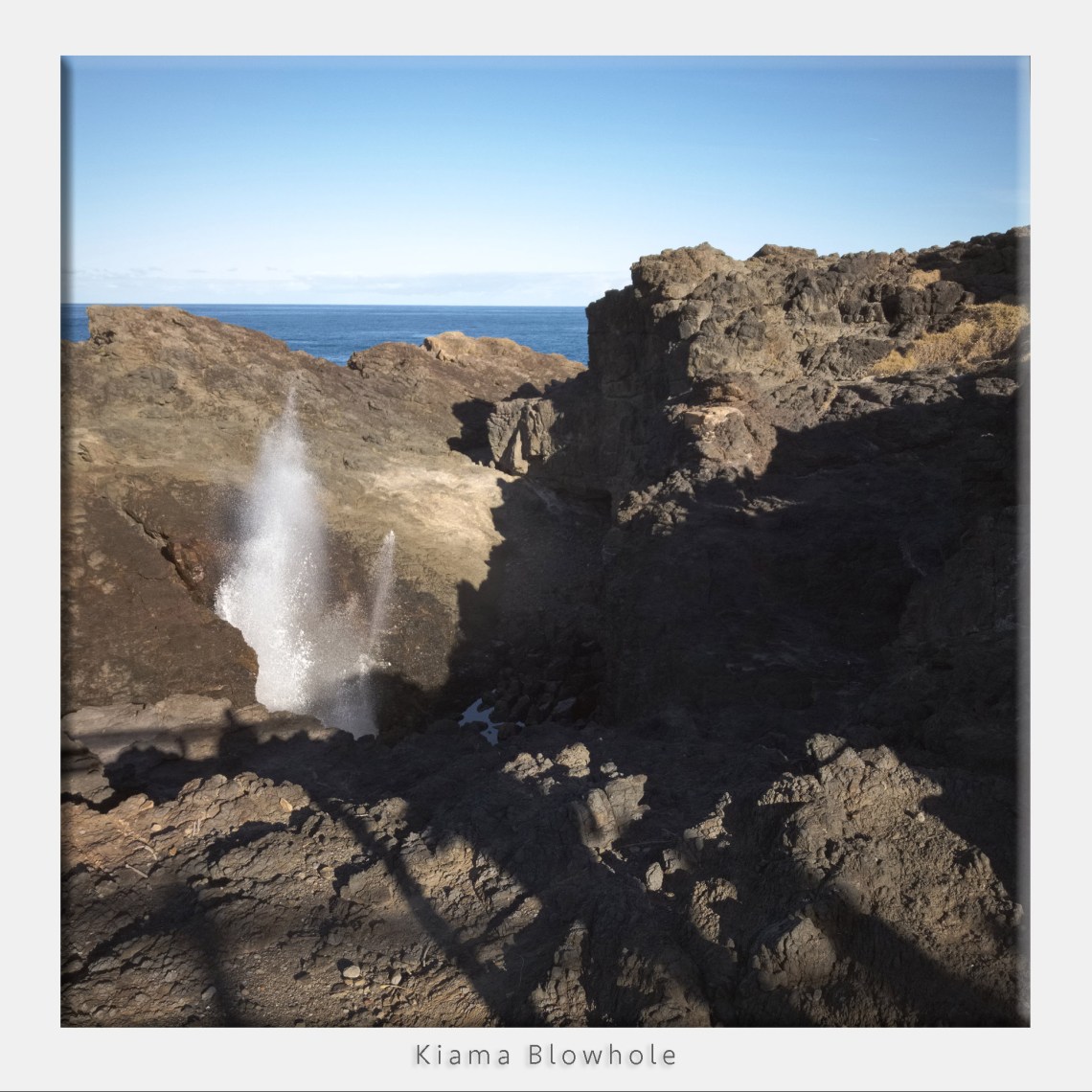 Kiama Blow Hole, testing the DNG photo quality iPad Pro
