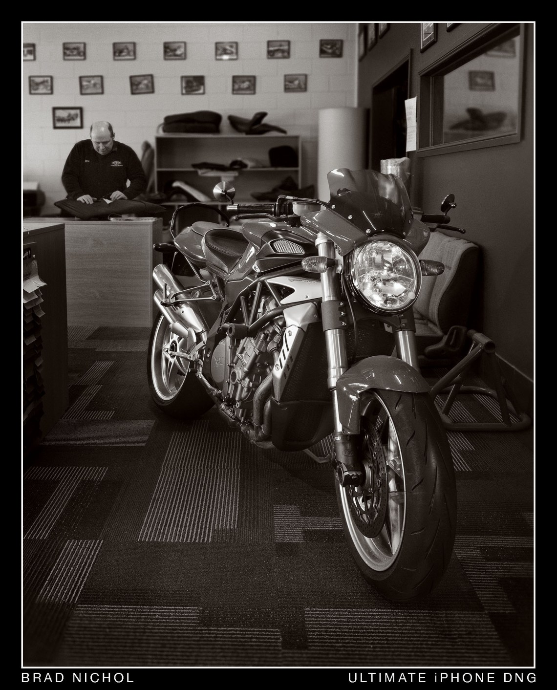 MV Augusta in Motor Trimming Shop