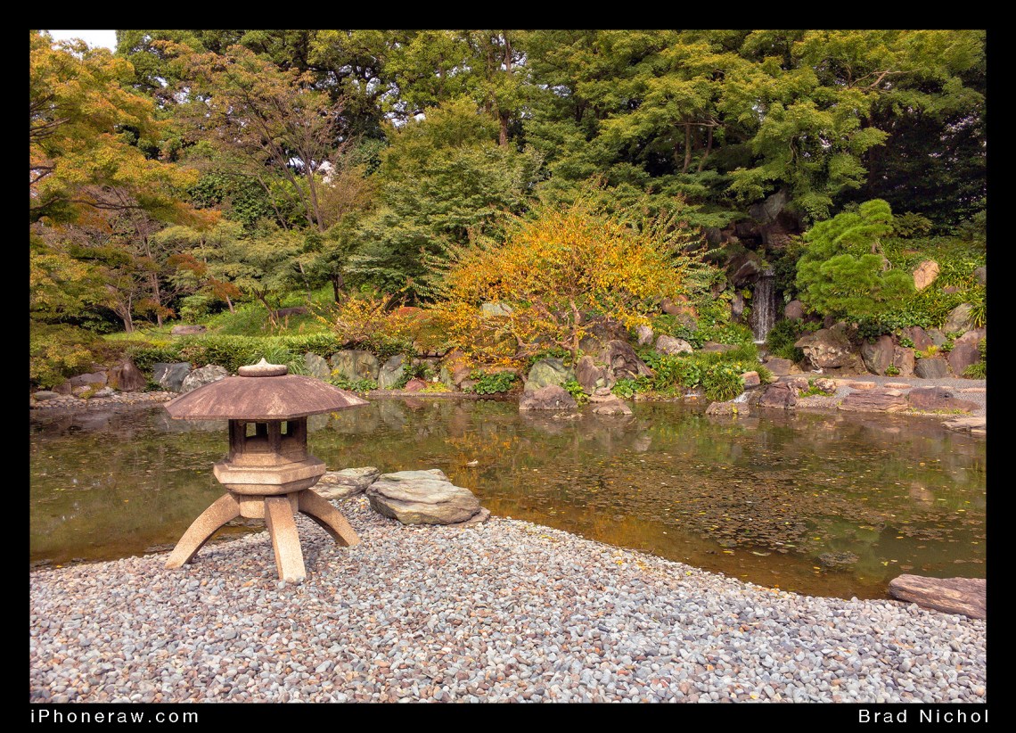 East Garden of the Imperial Palace, Tokyo, Japan, pond, autumn.
